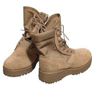 NWT Military Tan Desert Hot Weather Combat Boot Men's 6W Women's 38 Tactical